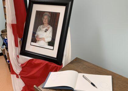 Book of Condolences For Her Late Majesty