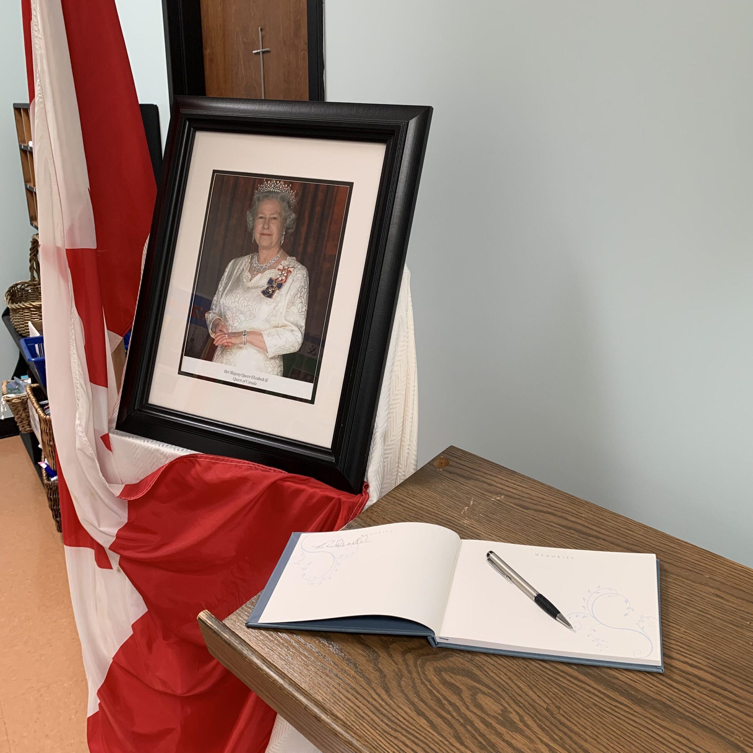Book of Condolences For Her Late Majesty